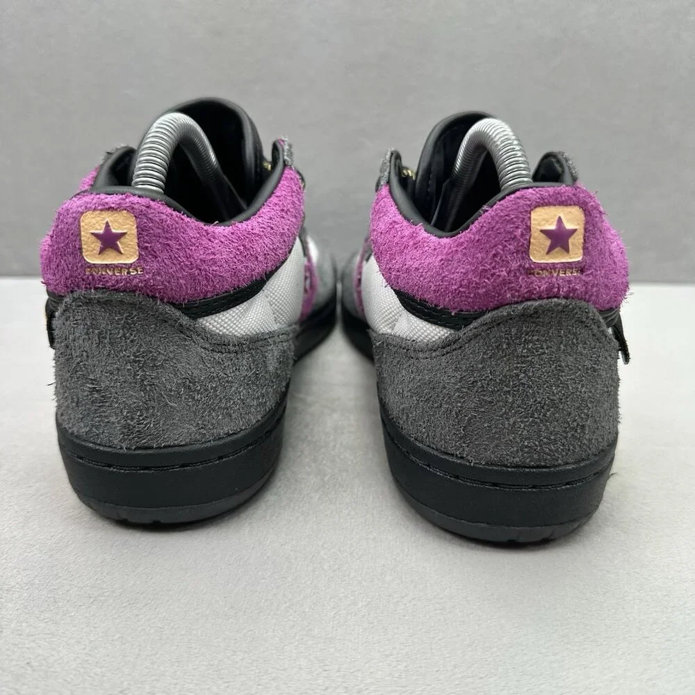 Converse‎ Fastbreak Mid Womens Sz 8.5 Skate Shoes Dark Matter Cordura Suede Grey